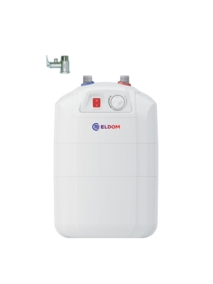 Compacte staande boiler met energieklasse B. Ideaal voor onder het aanrecht.