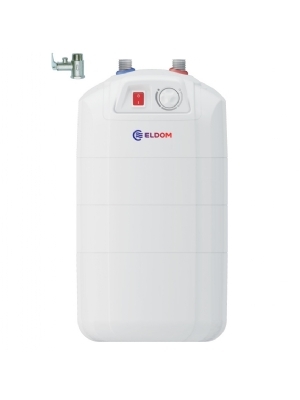 Compacte staande boiler met energieklasse B. Ideaal voor onder het aanrecht.