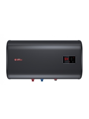 80 liter smart boiler, horizontale wandmontage, zwart