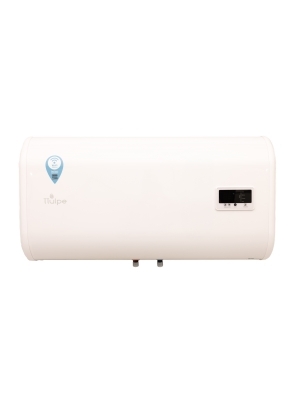 Hoogwaardige platte 68 liter boiler met Wi-Fi voor horizontale montage aan de wand